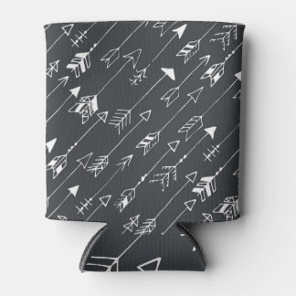 Arrows in Darkness: Hand-Drawn Pattern Can Cooler