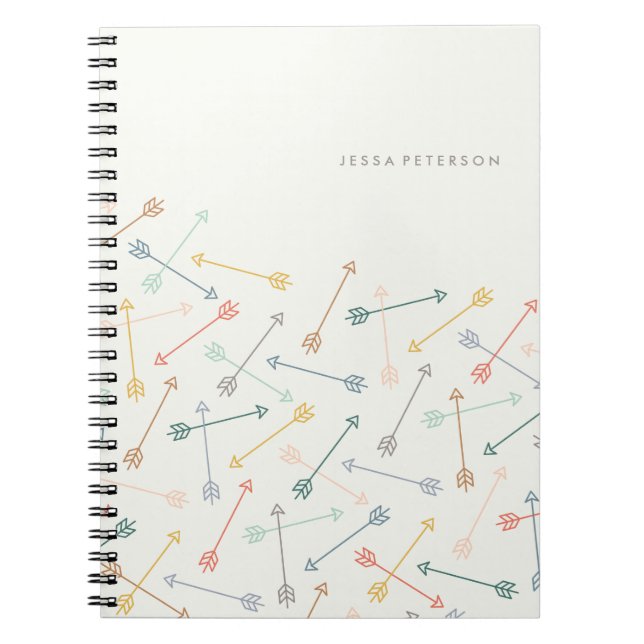 Arrows Journal - Dusty Blue (Front)