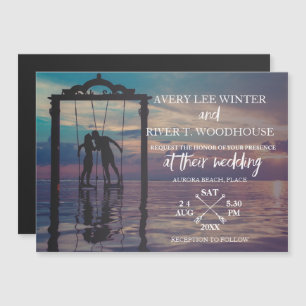Arrows Photo Card Wedding Invite