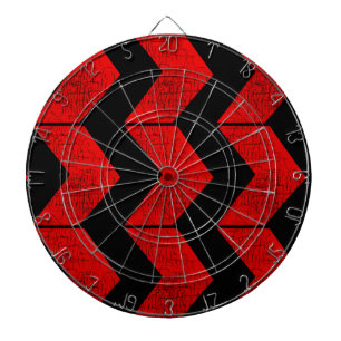 arrows red pattern dartboard