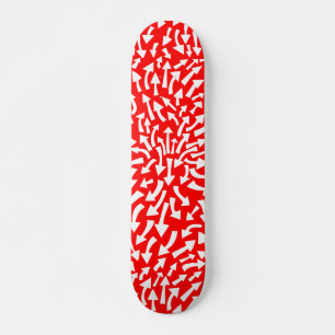 Arrows - White on Red (70s Flashback) Skateboard