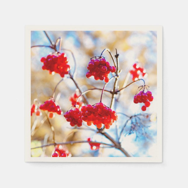 Arrowwood Berries Napkin (Front)