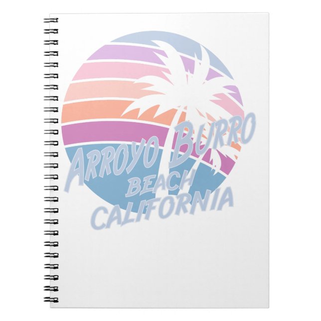 Arroyo Burro Beach California Notebook (Front)