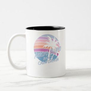 Arroyo Burro Beach California Two-Tone Coffee Mug