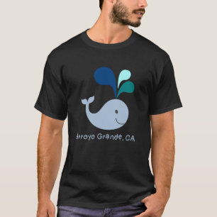 Arroyo Grande California Cute Whale Lover Cartoon T-Shirt