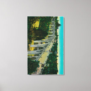 Arroyo Seco Bridge, Colorado Street Bridge Canvas Print