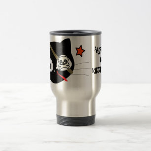 ARRR YOU KIDDNG ME? Pirate Cat Aluminium Travel Mu Mug