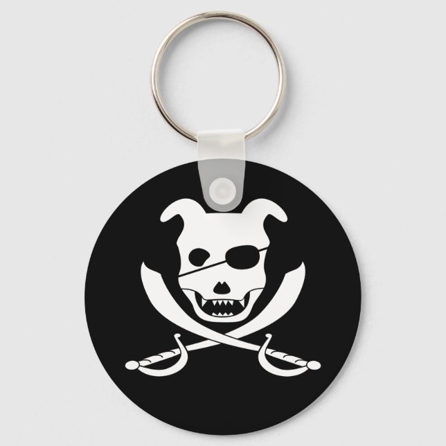 Arrrgh - It's the Doggy Roger Key Ring (Front)