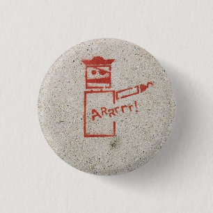 Arrrr 3 Cm Round Badge
