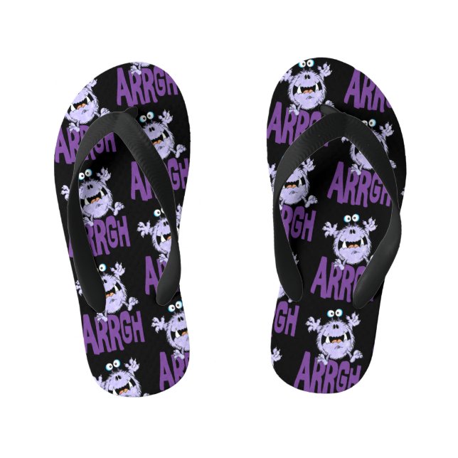 Arrrrghh!!!! Kid's Flip Flops (Footbed)