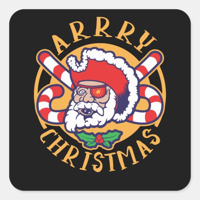 Arrry Christmas Square Sticker (Front)