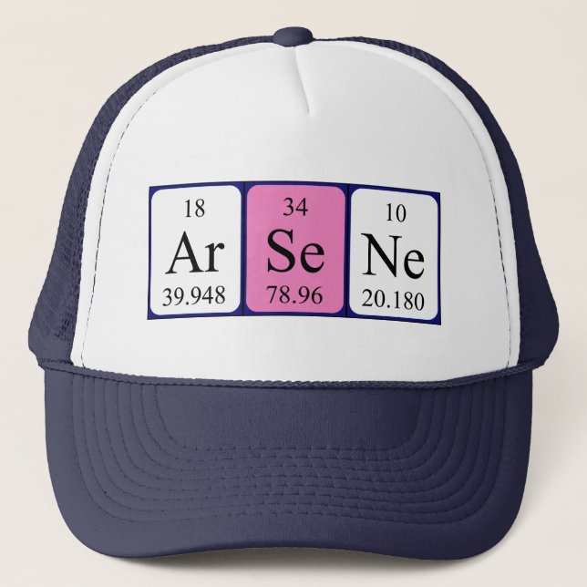 Arsène periodic table name hat (Front)