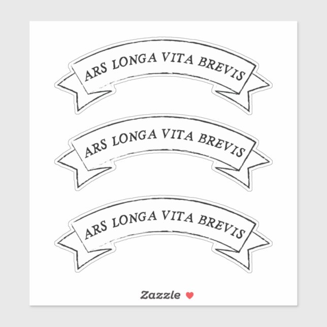 ARS LONGA VITA BREVIS - Art is Long and Life is Sh (Sheet)