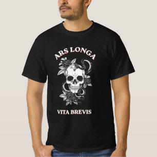 Ars Longa Vita Brevis Skull & Snake T-Shirt