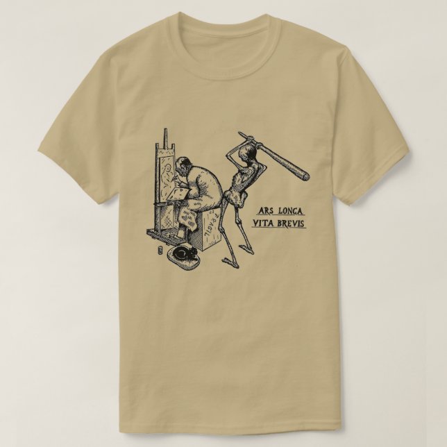 Ars longa vita brevis T-Shirt (Design Front)