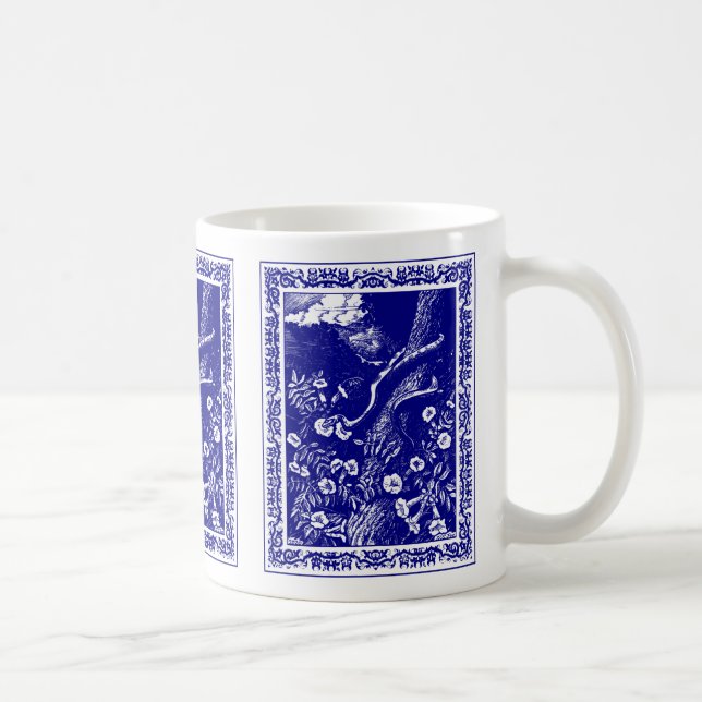 Ars Memoria : Canto II Blue China Coffee Mug (Right)