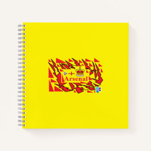 Arsenal 11 spiral notebook