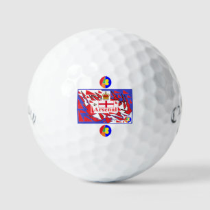 Arsenal 12 golf balls