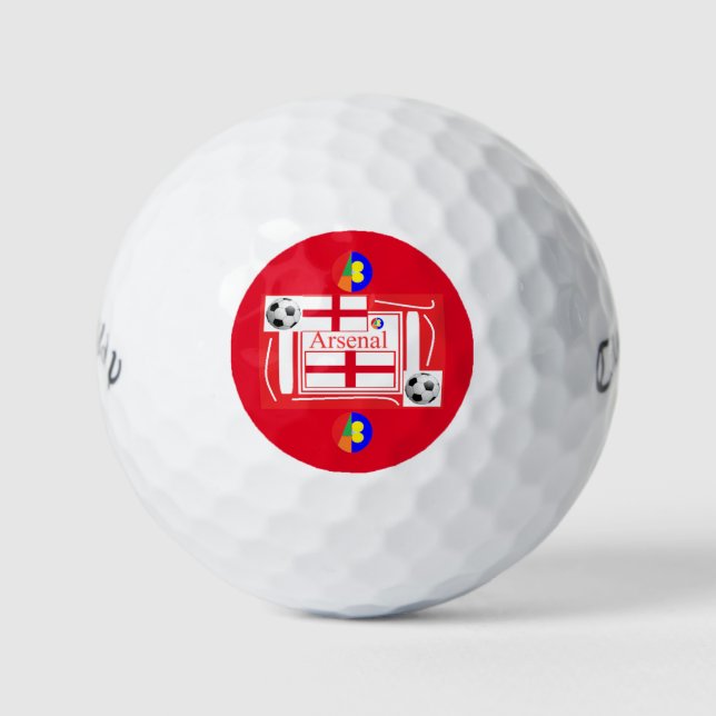 Arsenal 17 Arya Bàhram golf balls (Front)