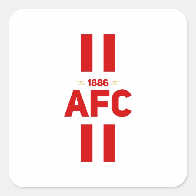 Arsenal Football Club  Square Sticker (Front)