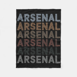 Arsenal Football Team Fan Gift Idea Fleece Blanket
