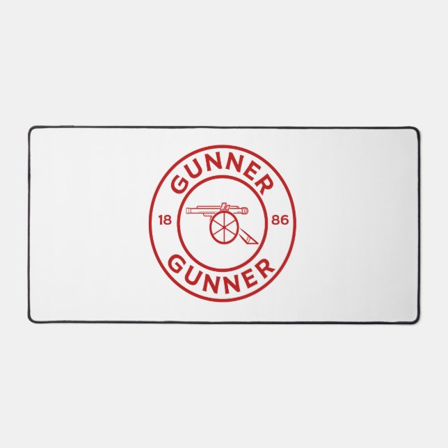 Arsenal gunner desk mat (Front)