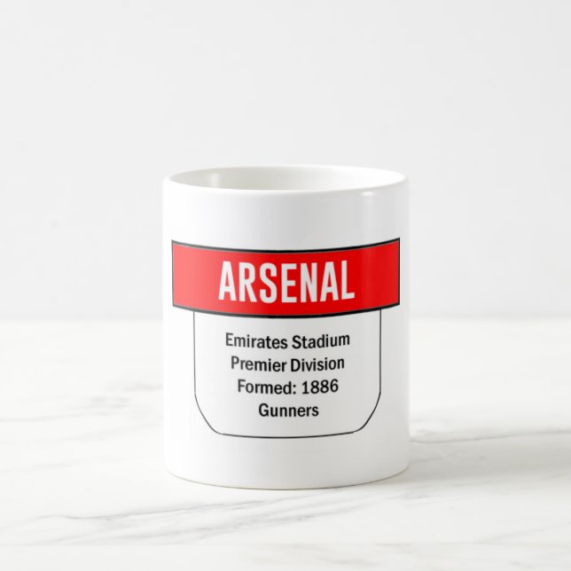 Arsenal Retro Team Tab Mug (Center)