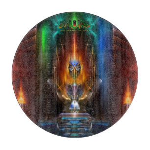 Arsencia - Goddess Of Fire Glass Cutting Board