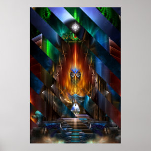 Arsencia Golden Goddess Razor Cut Archival Poster