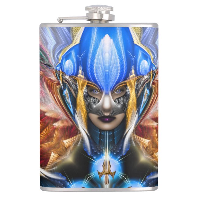 Arsencia Golden Setren P080910 Wrapped Vinyl Flask (Front)