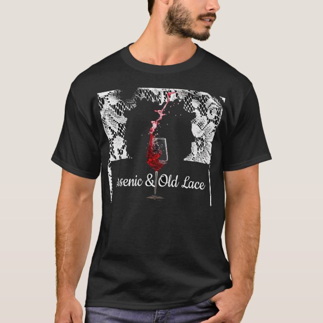 Arsenic And Old Lace Horror Movie Halloween T-Shirt (Front)