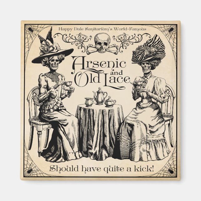 Arsenic and Old Lace Magnet (Front)