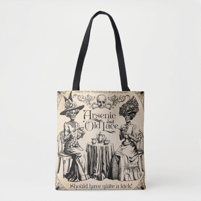 Arsenic and Old Lace Tote Bag (Front)