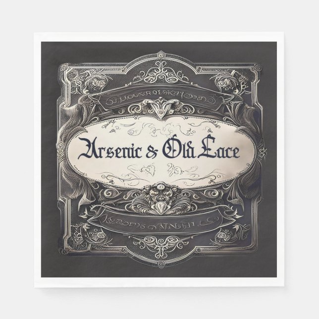 Arsenic & Old Lace Victorian  Napkin (Front)