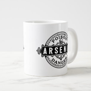 Arsenic Vintage Style Poison Label Large Coffee Mug