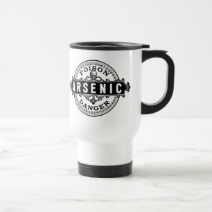 Arsenic Vintage Style Poison Label Travel Mug