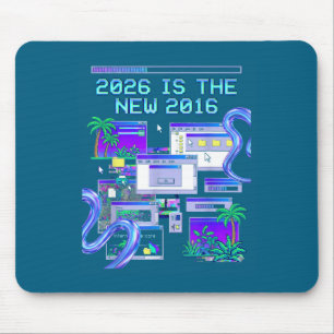Art 2016 Vaporwave Pixel Computer Aesthetic Mouse Mat