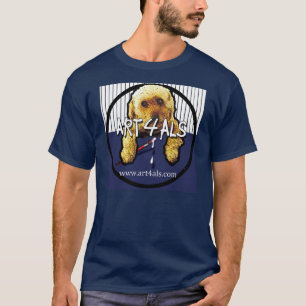 ART 4 ALS Navy Pinstripe T-Shirt