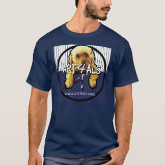 ART 4 ALS Navy Pinstripe T-Shirt