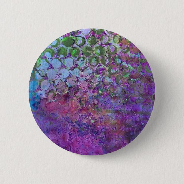 Art Abstract 6 Cm Round Badge (Front)