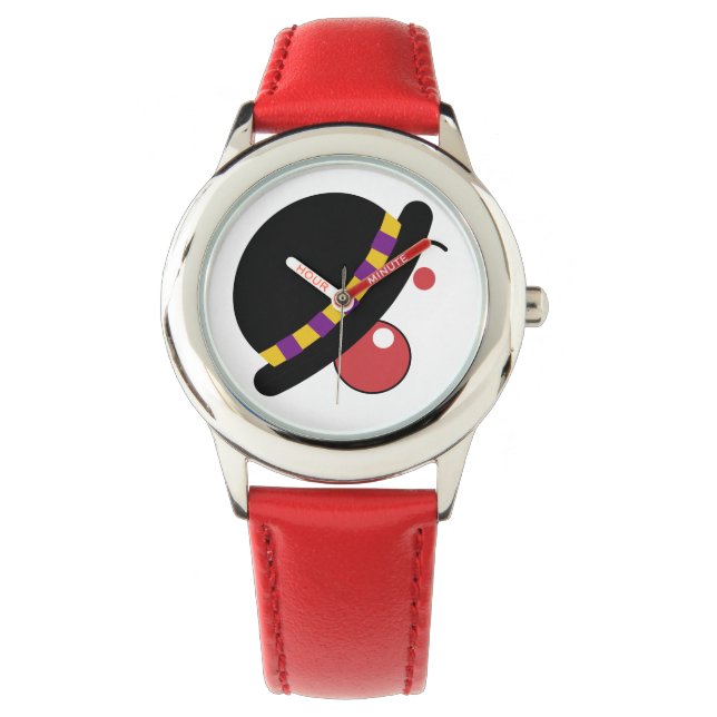 Art Abstract Clown Watch (Front)