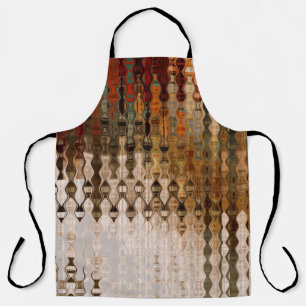 art abstract colorful geometric intersection backg apron