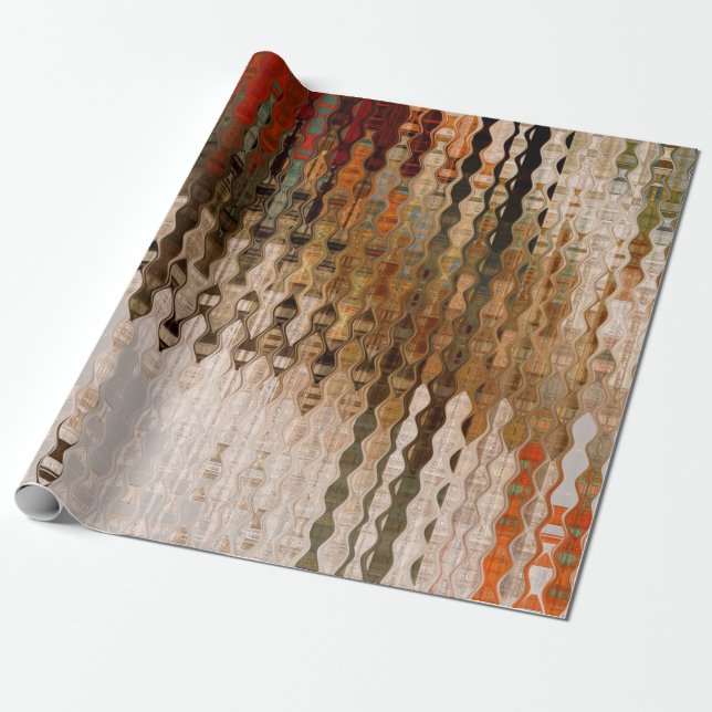 art abstract colorful geometric intersection backg wrapping paper (Unrolled)