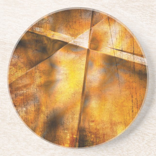 art abstract colourful background coaster (Front)