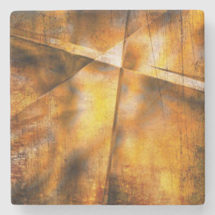 art abstract colourful background stone coaster