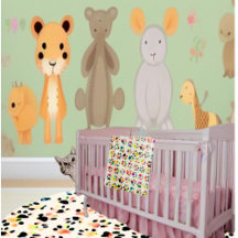 Art Abstract Colourful Paw Prints Animal