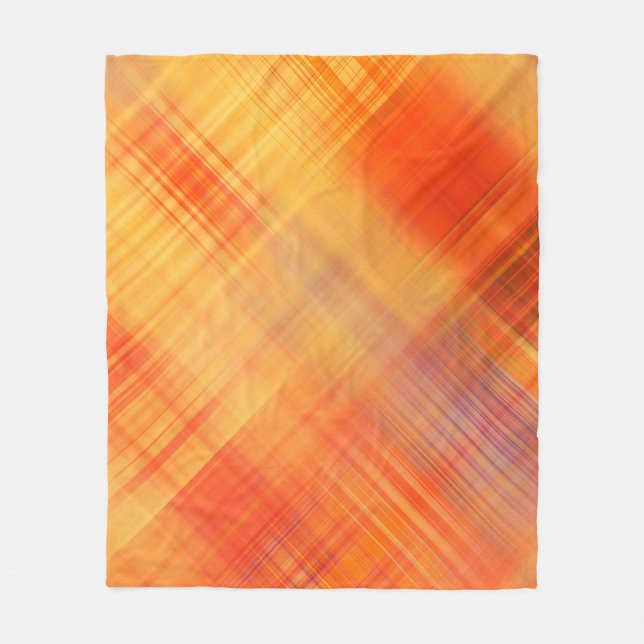 art abstract geometric diagonal lines pattern, blu fleece blanket (Front)