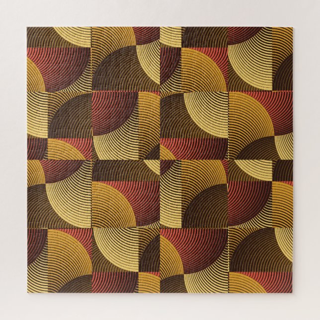 Art Abstract Geometric Textured Background Jigsaw Puzzle (Vertical)