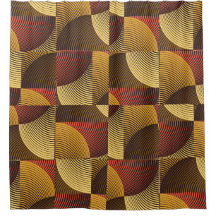 Art Abstract Geometric Textured Background Shower Curtain