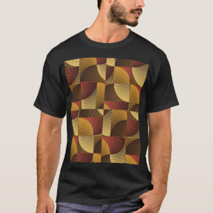 Art Abstract Geometric Textured Background T-Shirt